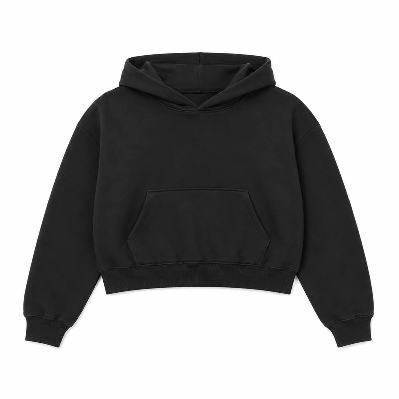 Oversized Crop Hoodie