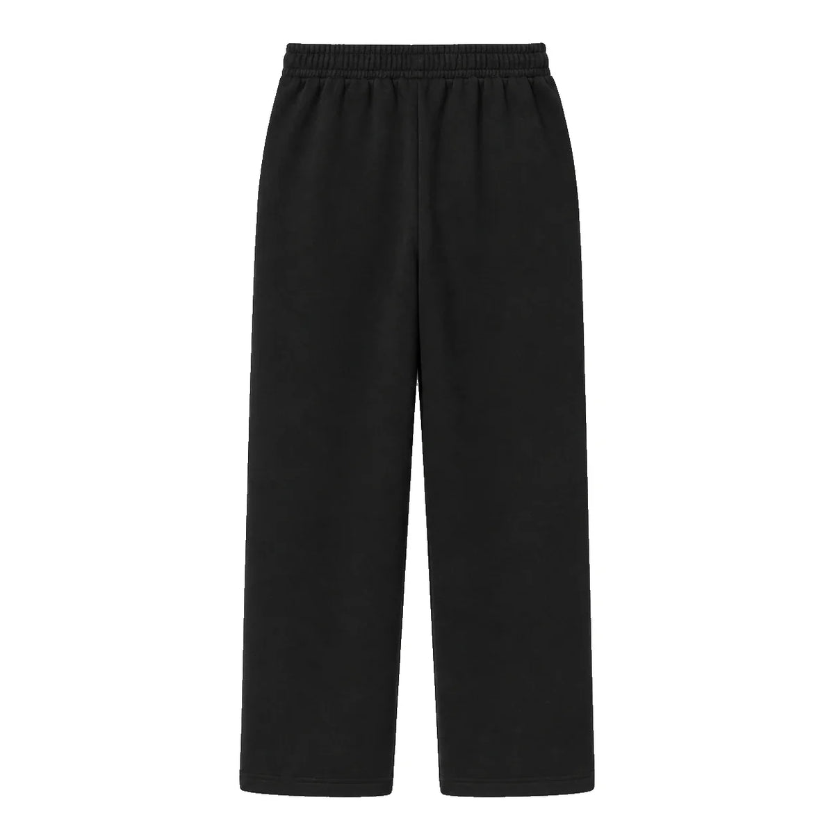 Open Leg Sweatpant, black, back