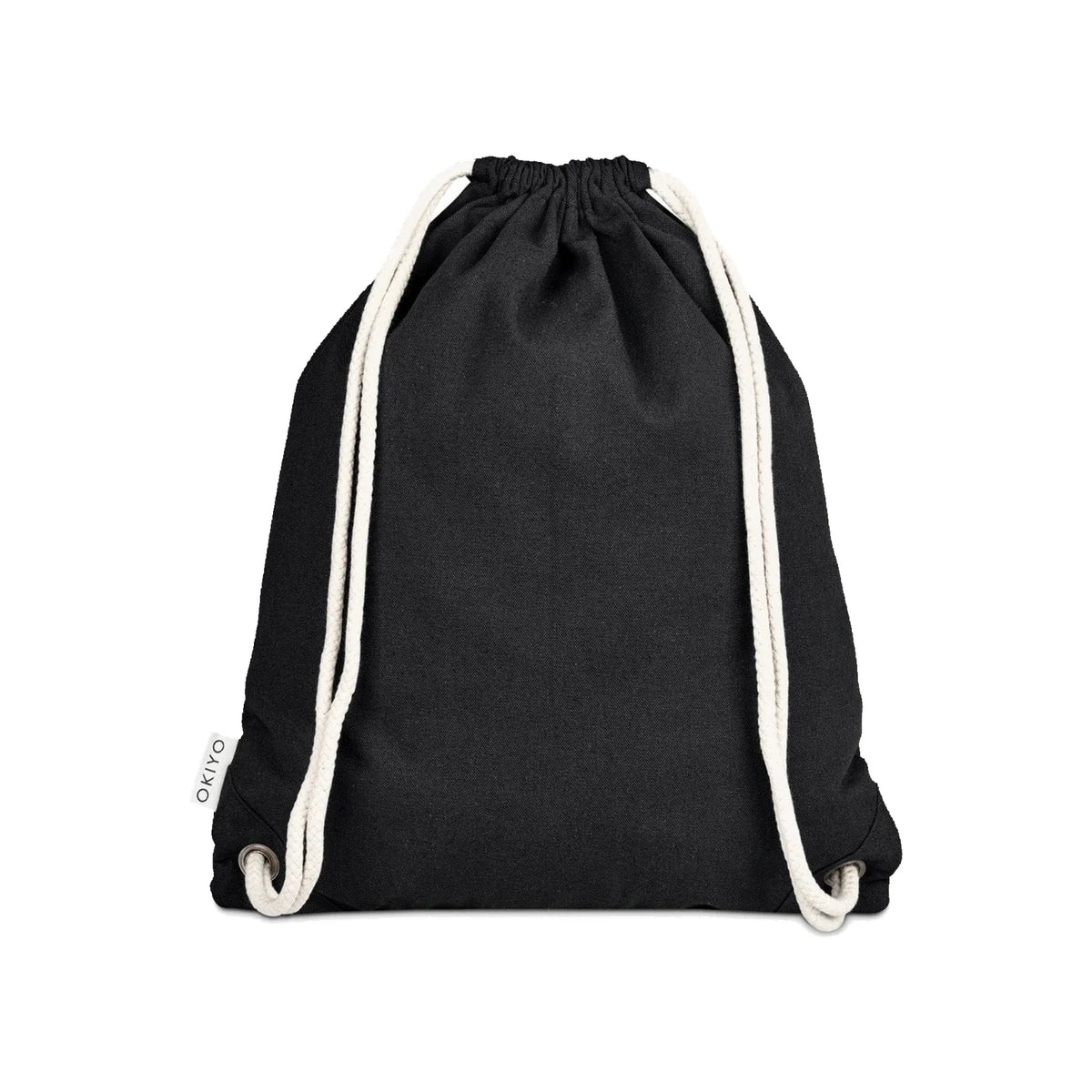 Canvas Drawstring Bag, black