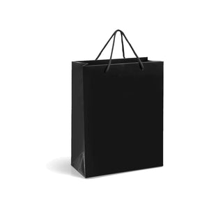 Dazzle Midi Paper Gift Bag, black