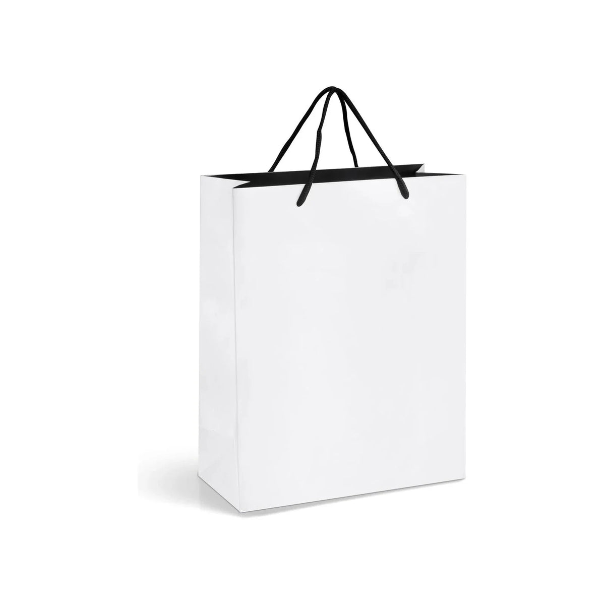 Dazzle Midi Paper Gift Bag, white