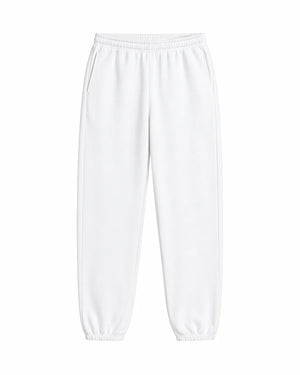 Premium Jogger Sweat Pant, white, front