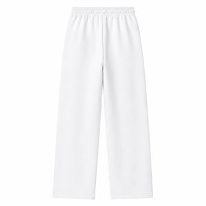 Open Leg Sweatpant, white, back