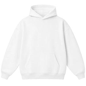 Oversized Hoodie, white, front