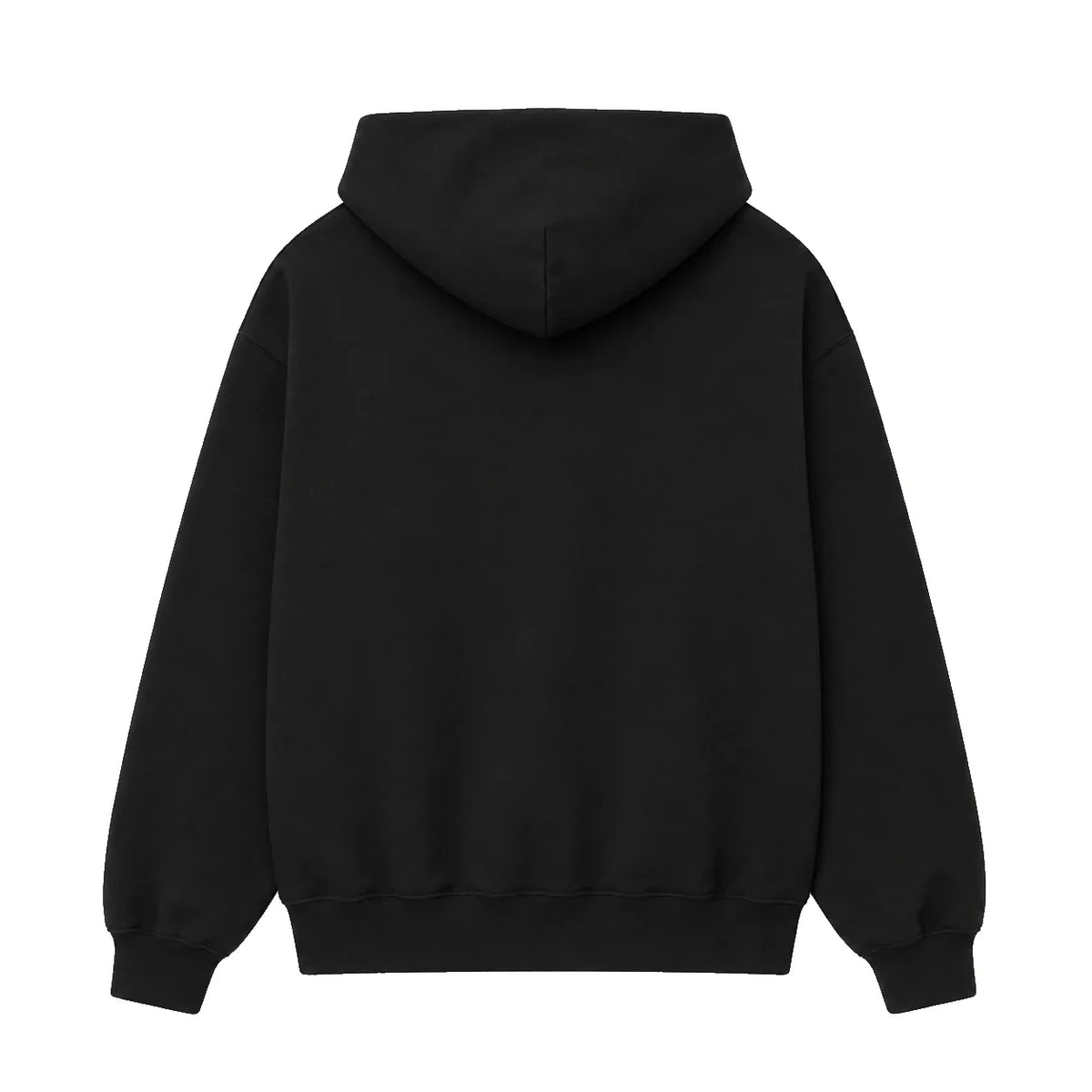 Premium Zip Hoodie, black, back