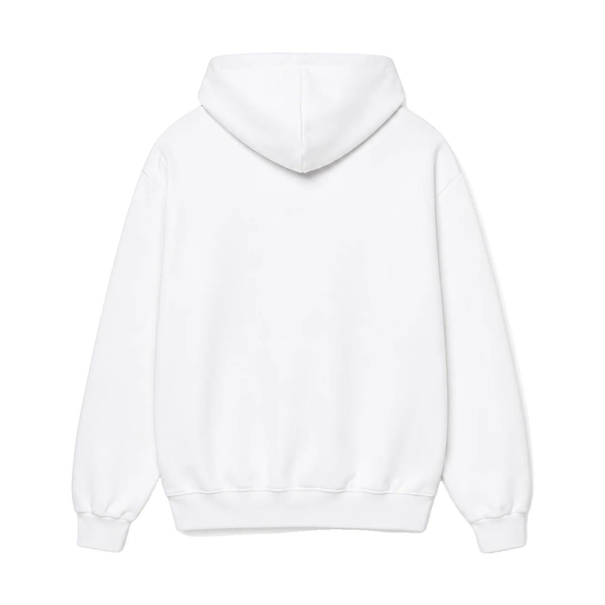Premium Zip Hoodie, white, back