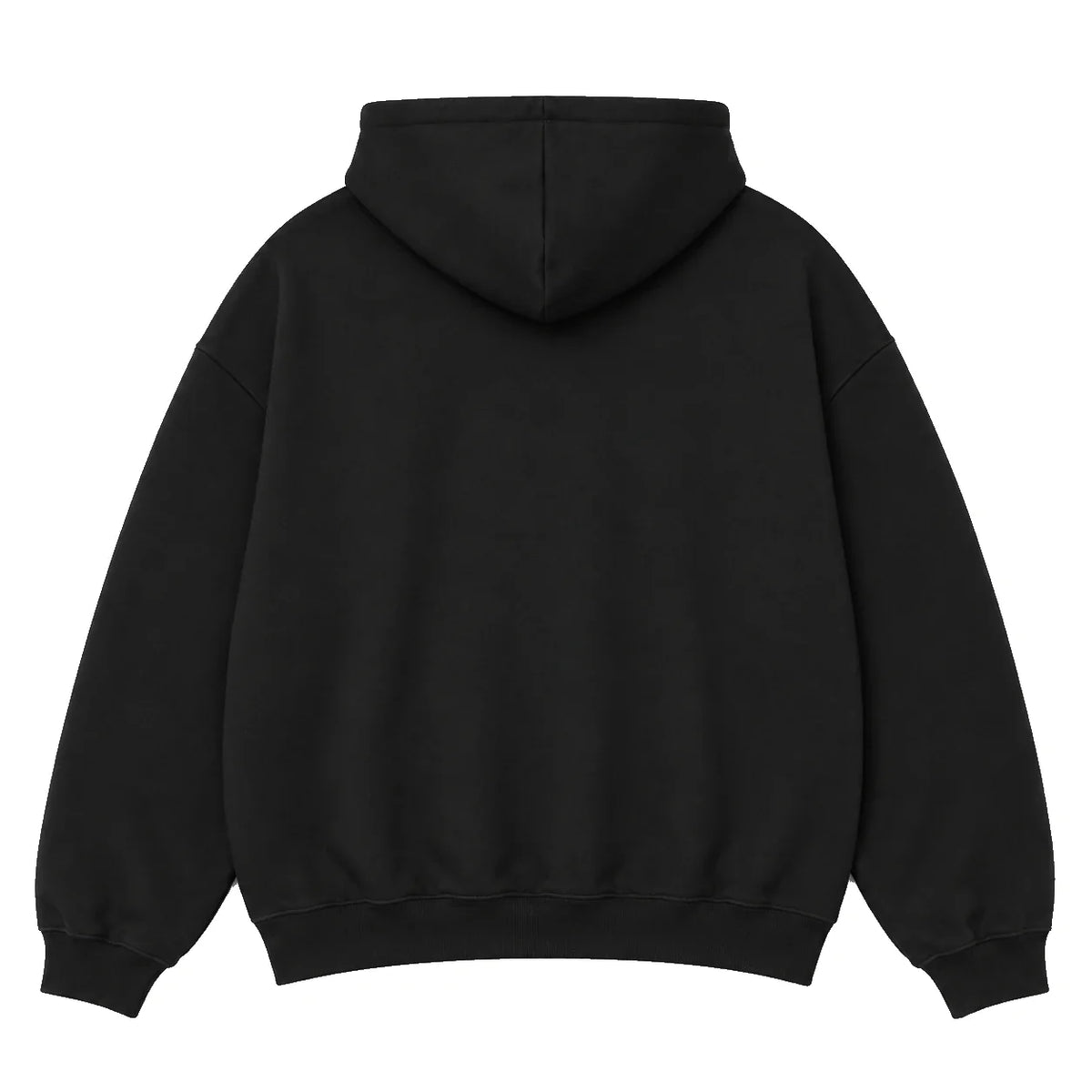 Side Pocket Hoodie, black, back
