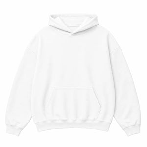 Side Pocket Hoodie, white, front
