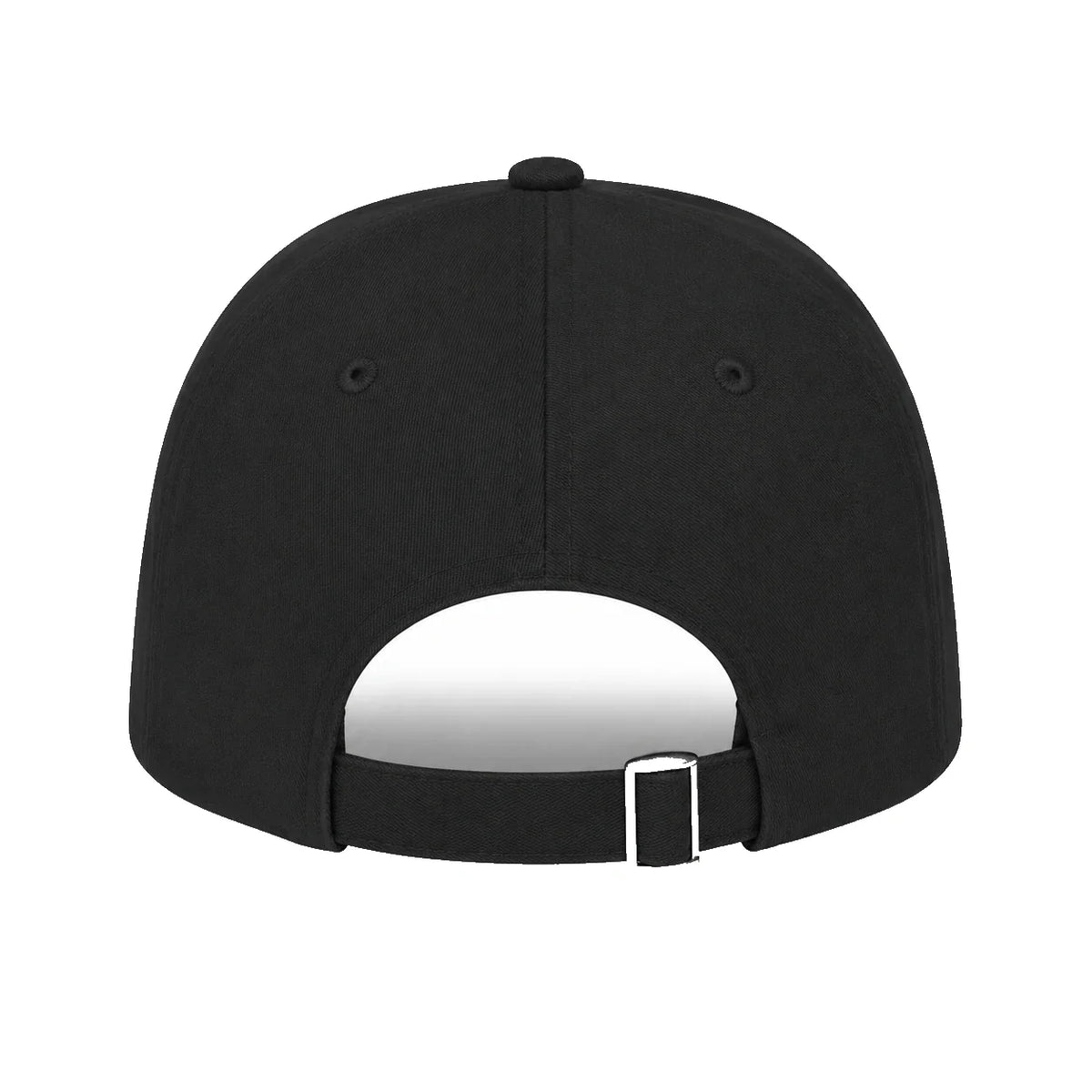 Six Panel Cap, black, back