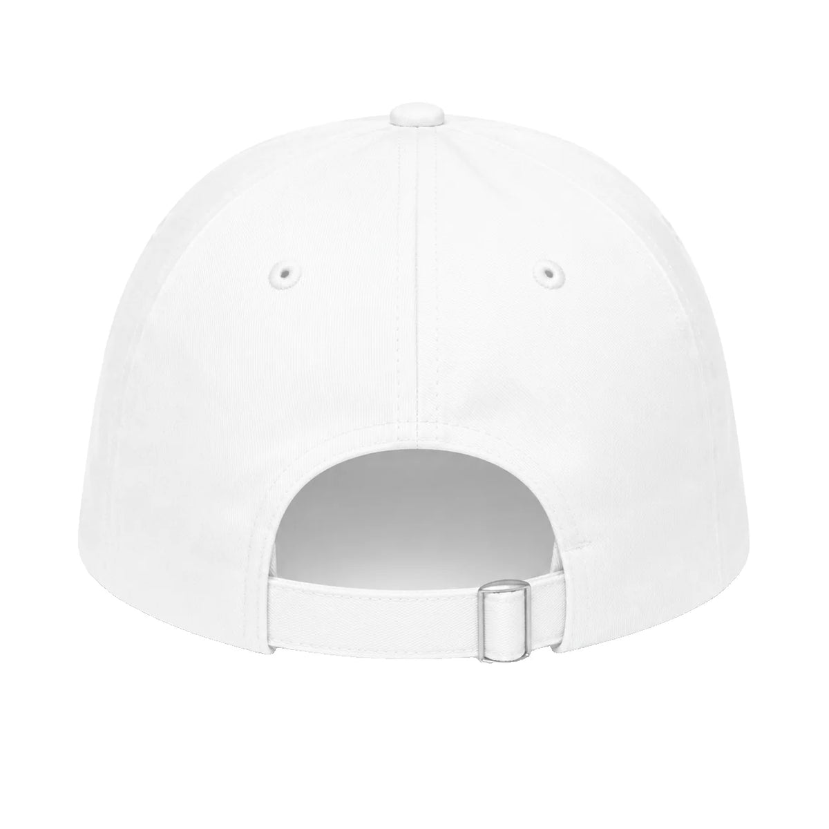 Six Panel Cap, white, back