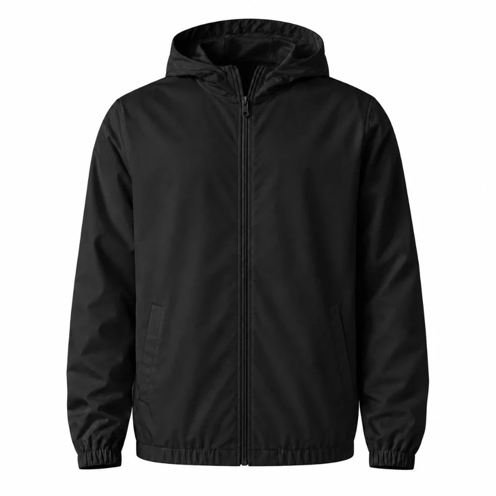 Windbreaker, black, front