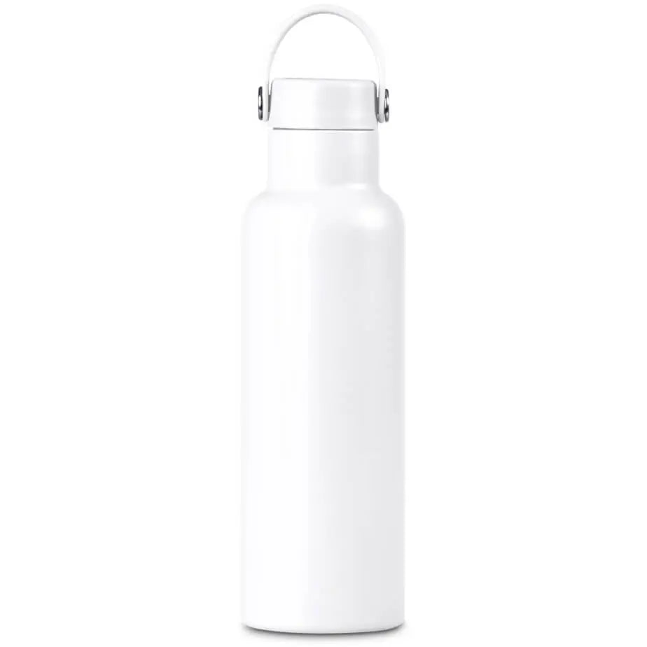 Insulated Water Bottle, white